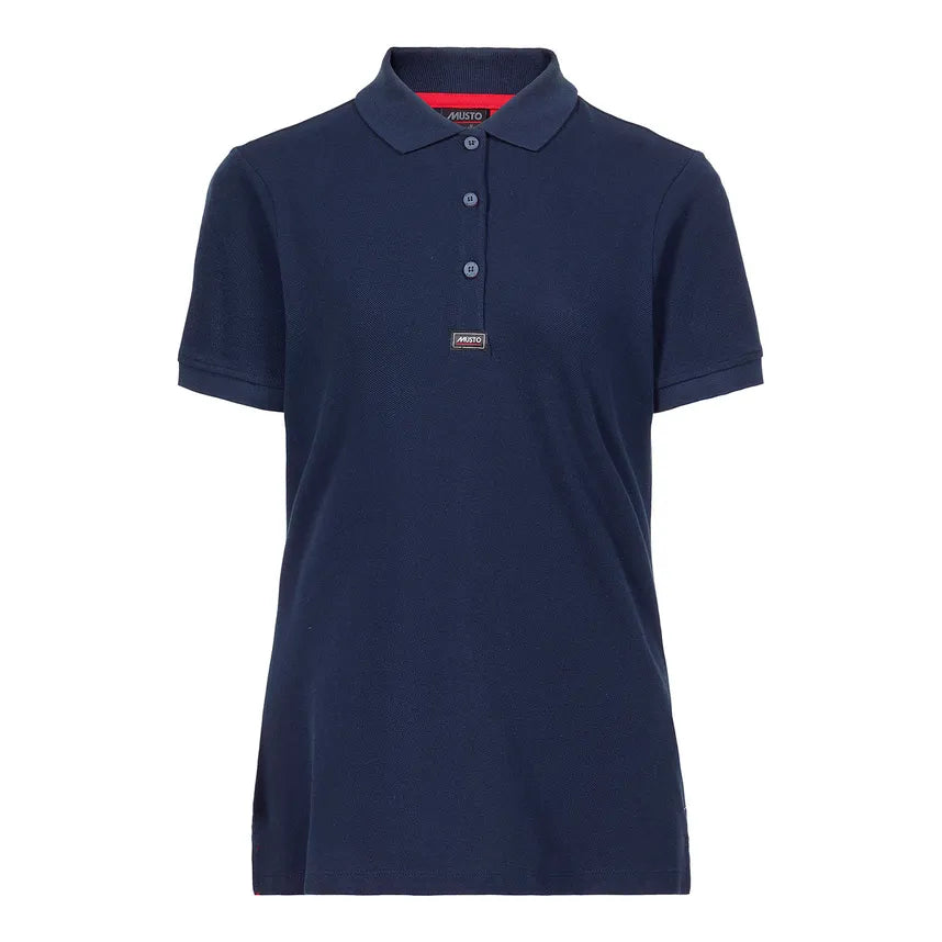 WOMENS MUSTO PIQUE POLOSHIRT
